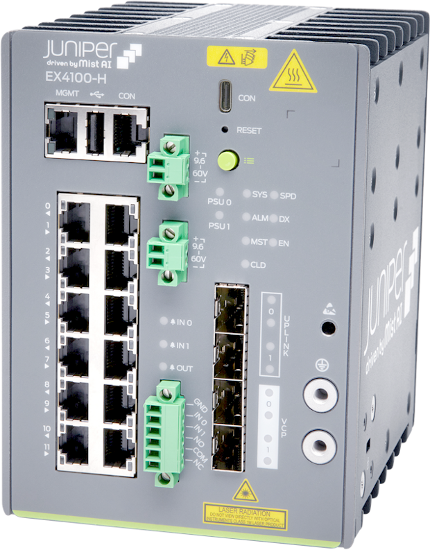 Juniper EX4100-H Switch, product photo
