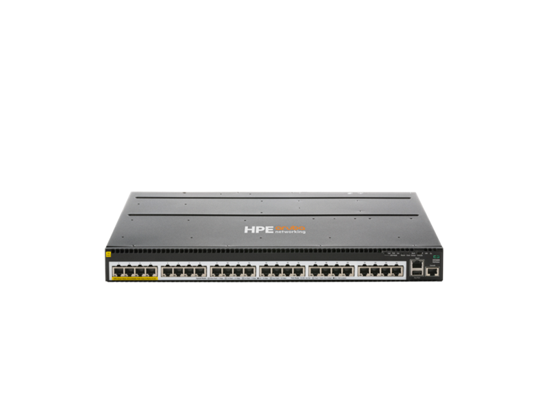 HPE Aruba Networking 2930M campus access switch, front view