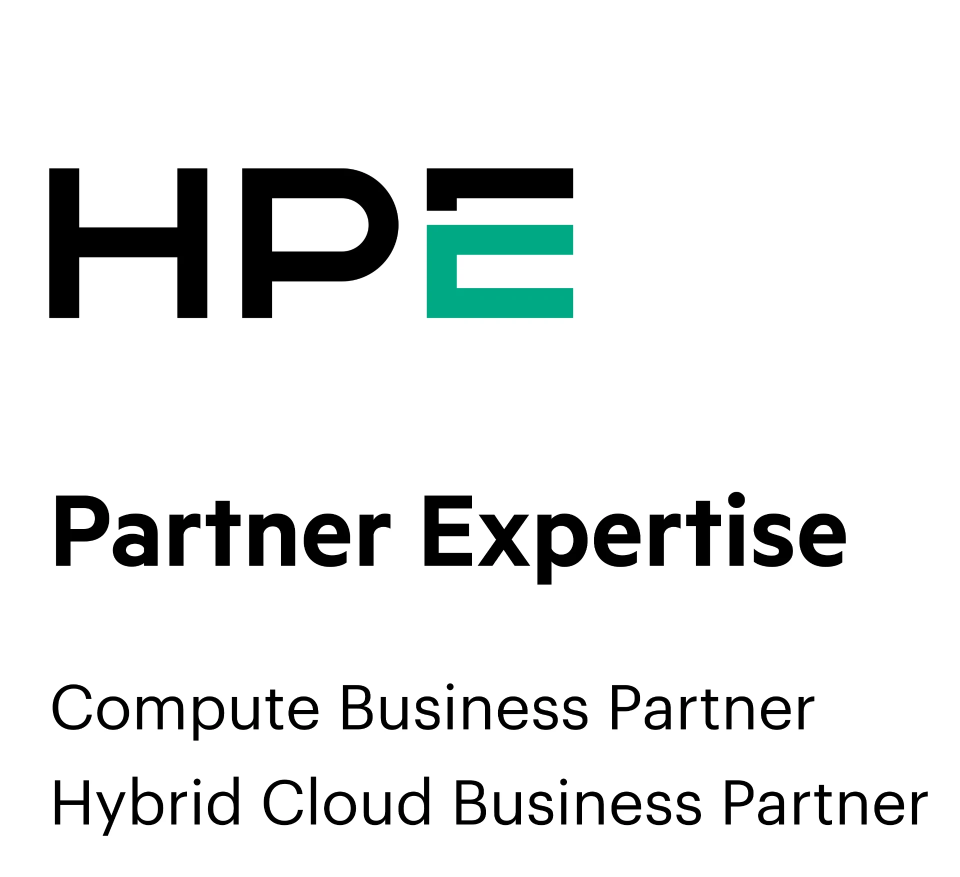 HPE Partner Expertise — Compute Business Partner and Hybrid Cloud Business Partner