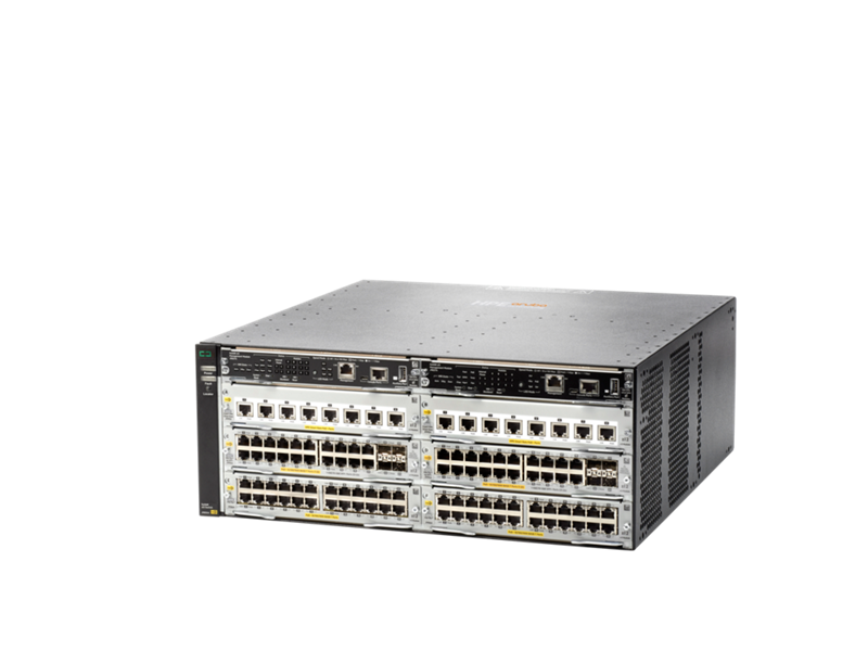HPE Aruba Networking 5400R zl2 modular switch chassis, front view