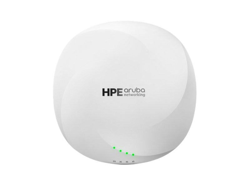 HPE Aruba Networking AP-635 630 Series campus access point, front view