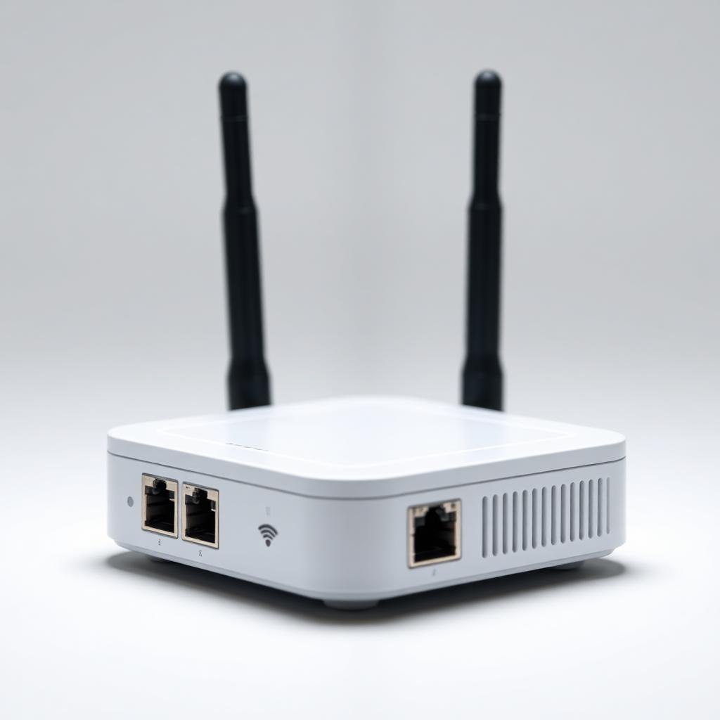 Remote worker access point with external antennas